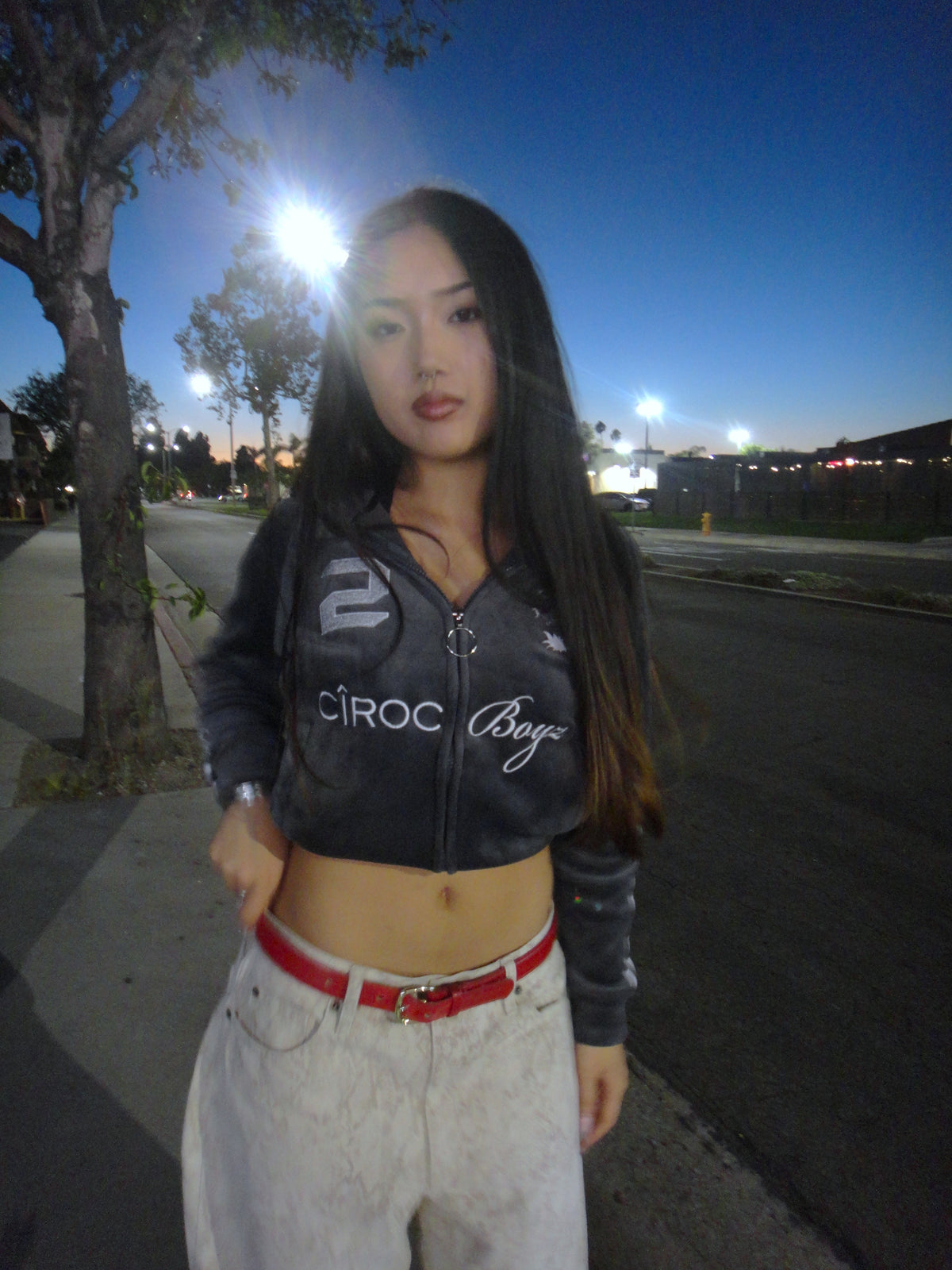 CÎROC Boyz WMNS Suede Zip-Up Jacket