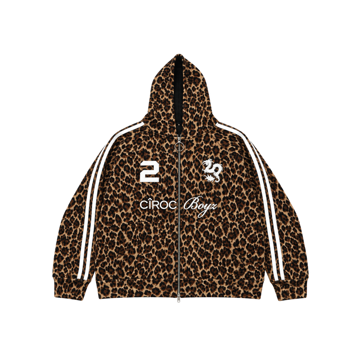 CÎROC Boyz Leopard Zip-Up