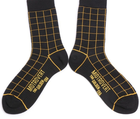 Midtrovert 'The Golden Era' Gridline Socks